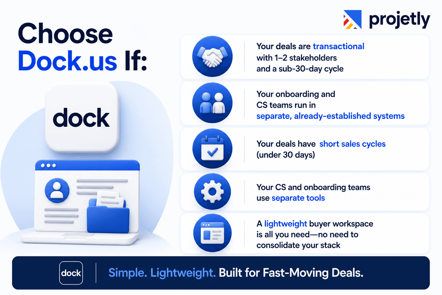 Choose Dock.us if: