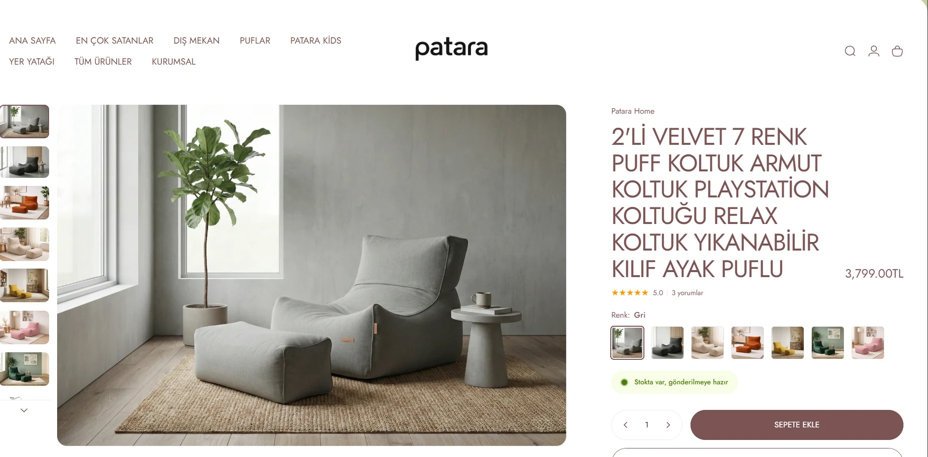 Patara Home ürün ve koleksiyon deneyimi