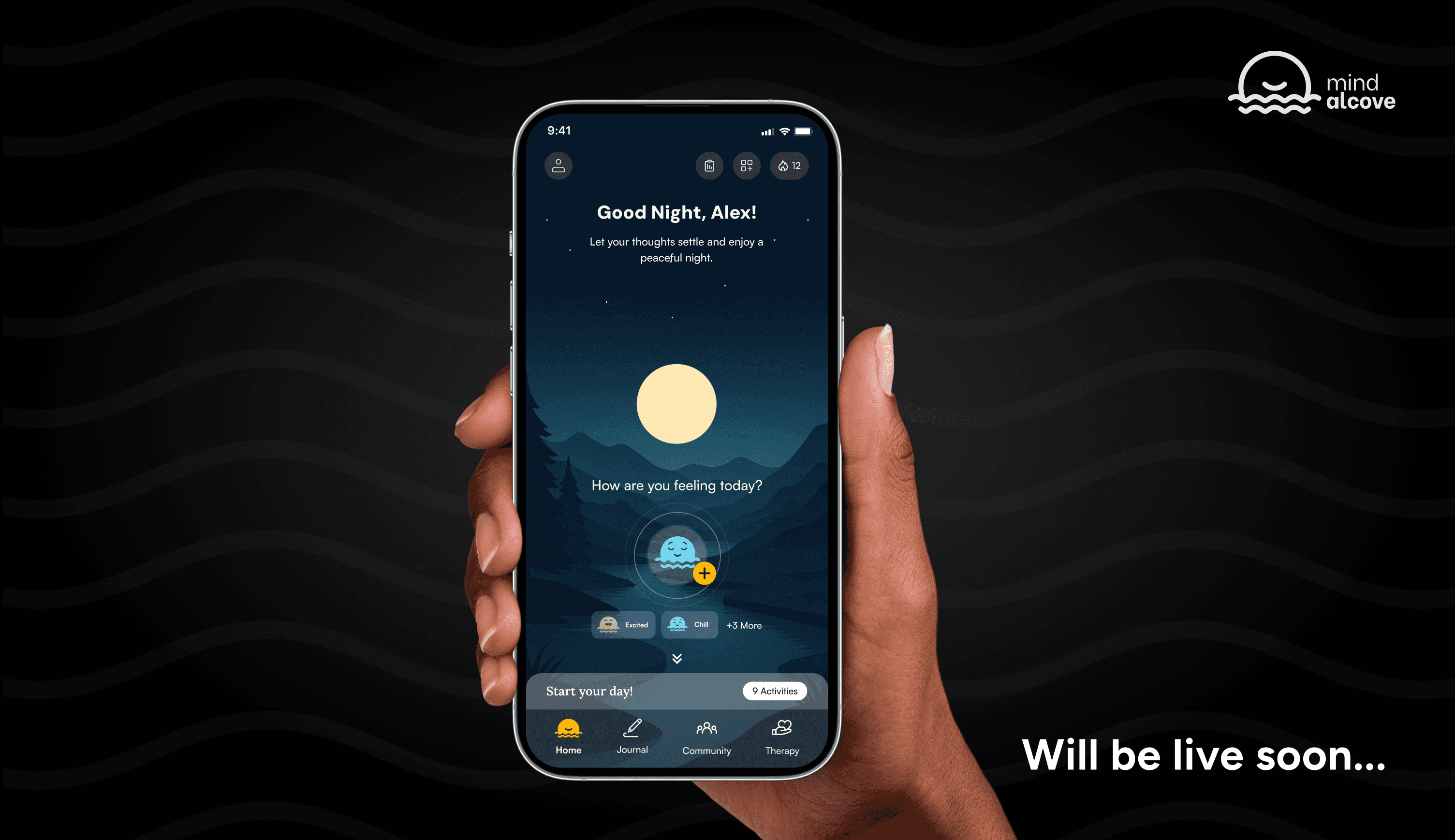 UI Mobile design for Mental Health App