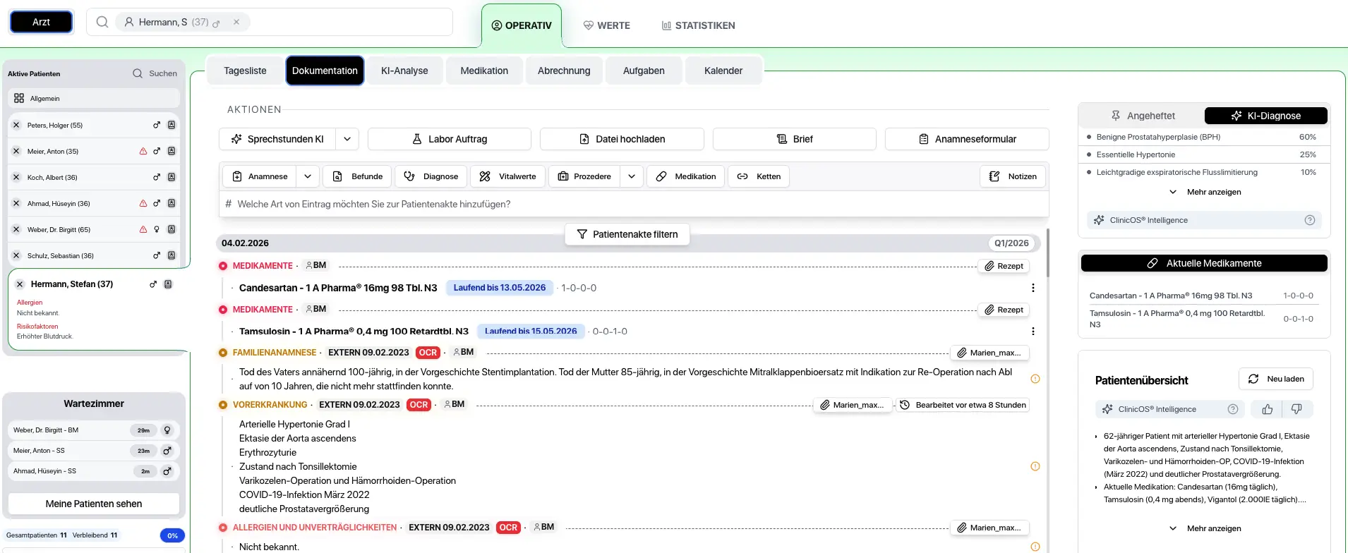 An image of Dreelio's dashboard