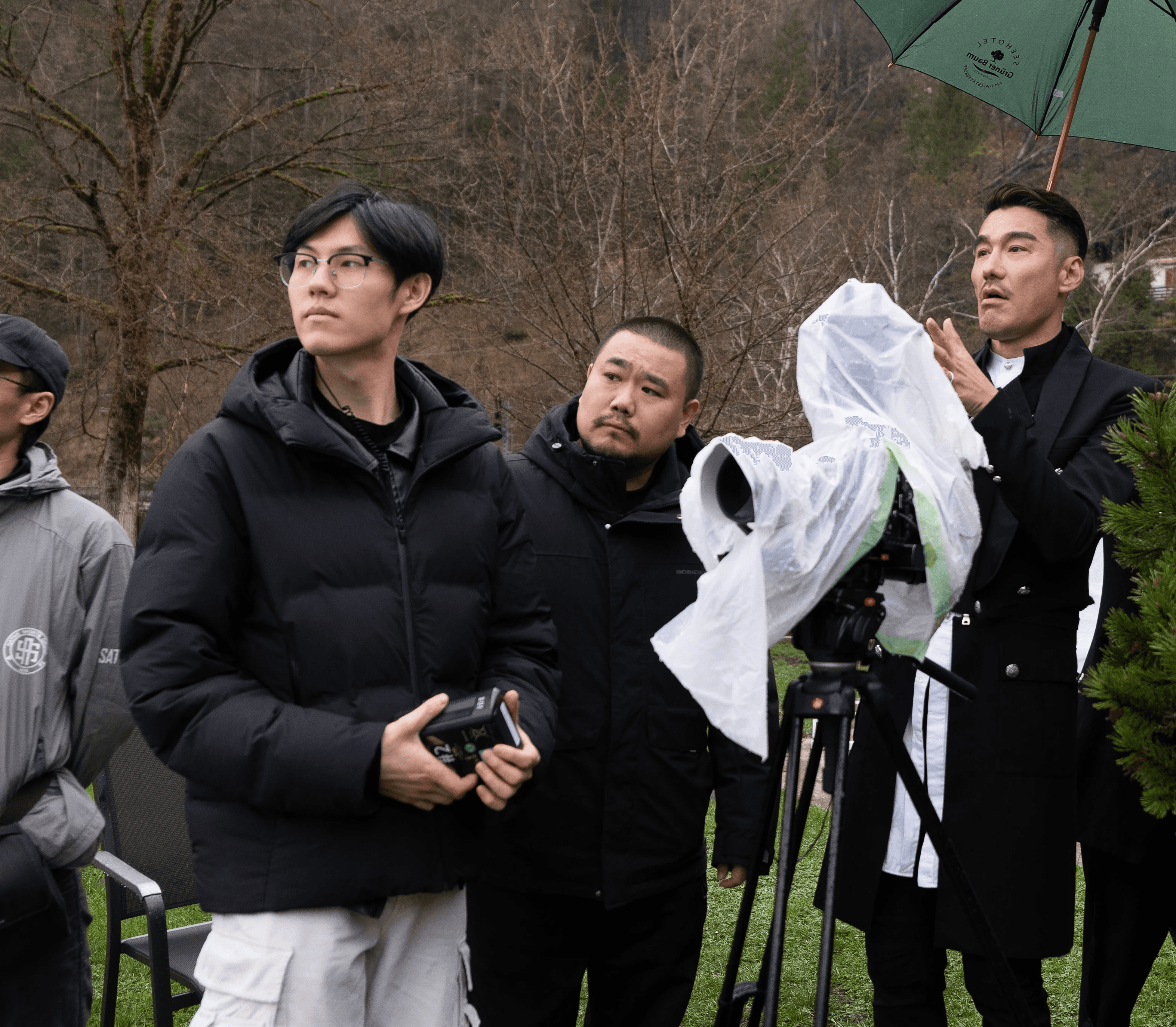 Woman with color palette