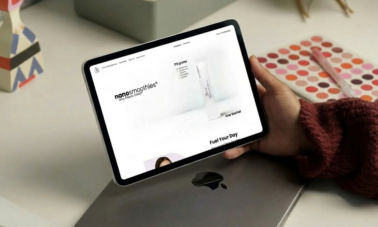 A mockup of Freelio's mobile app