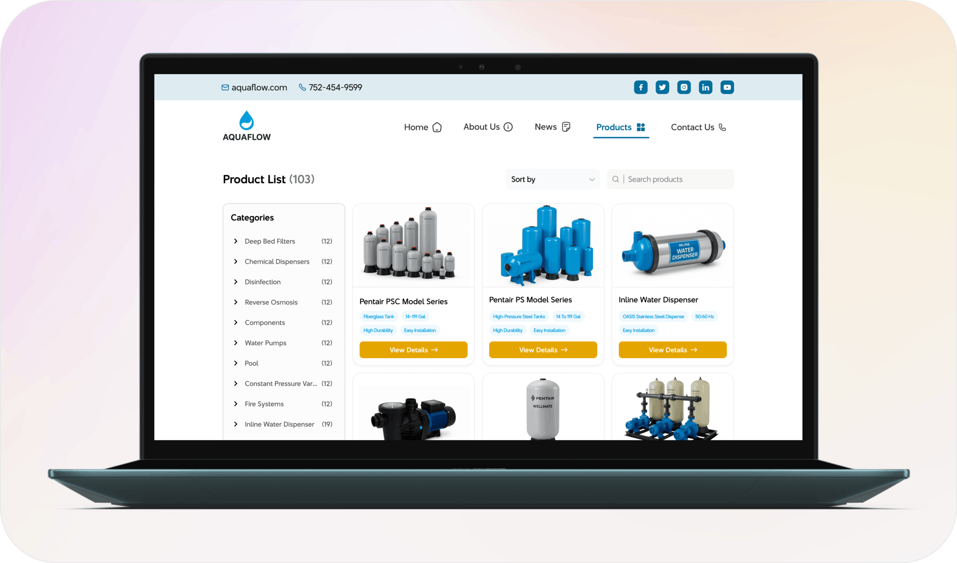 Products Page