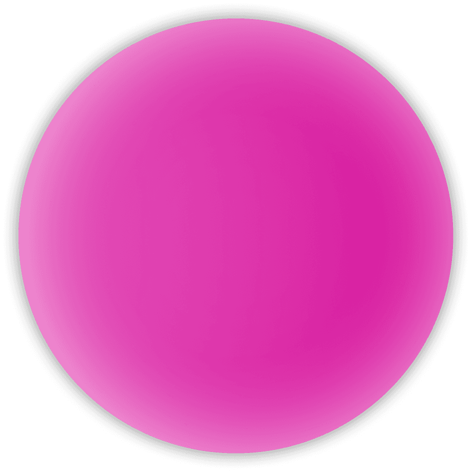 A gradient pink circle that changes from light to dark pink.