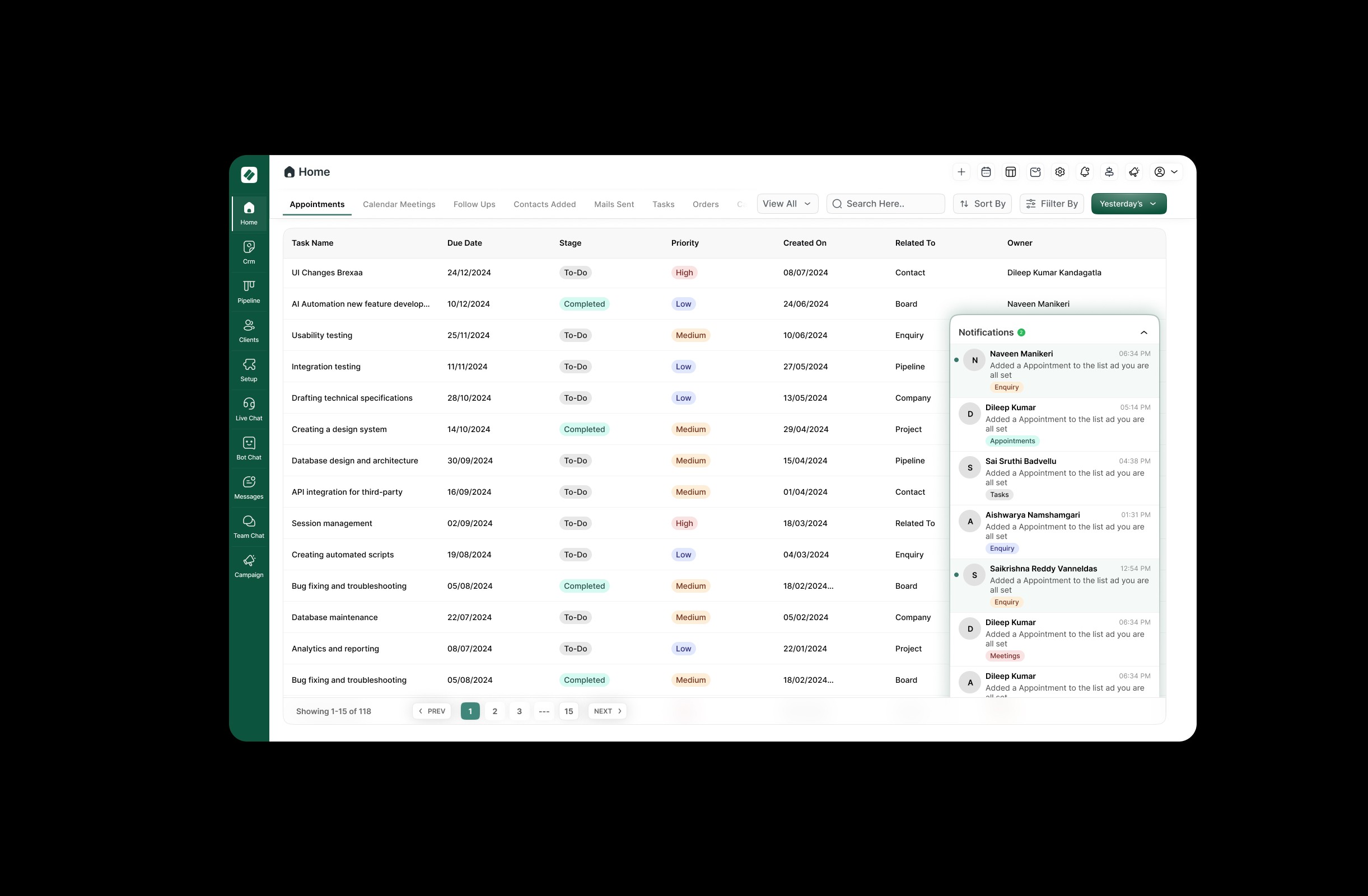 Brexa CRM serves as a centralized hub for storing and organizing customer information. It allows businesses to maintain a comprehensive database of customer profiles, contact details, purchase history, and communication logs. Having all customer data in one place facilitates easy access and enables businesses to gain a 360-degree view of their customers.