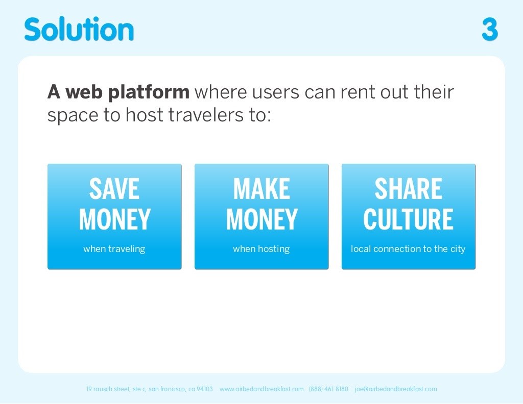 Solution Slide pitch deck