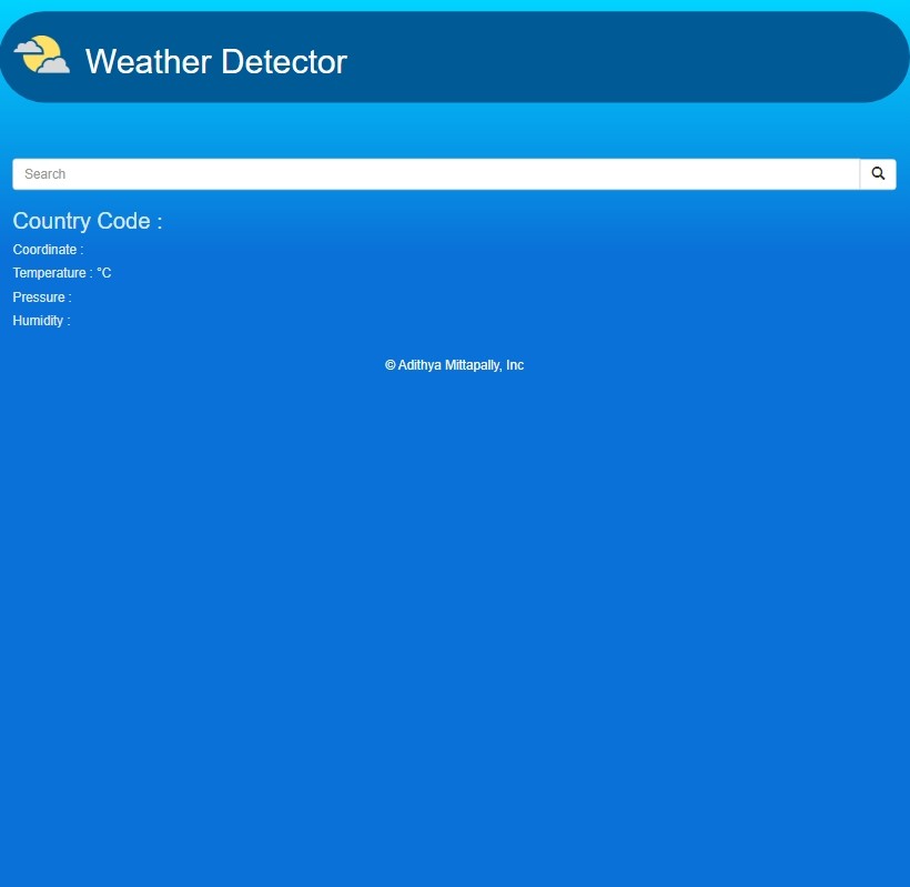 Weather Detector