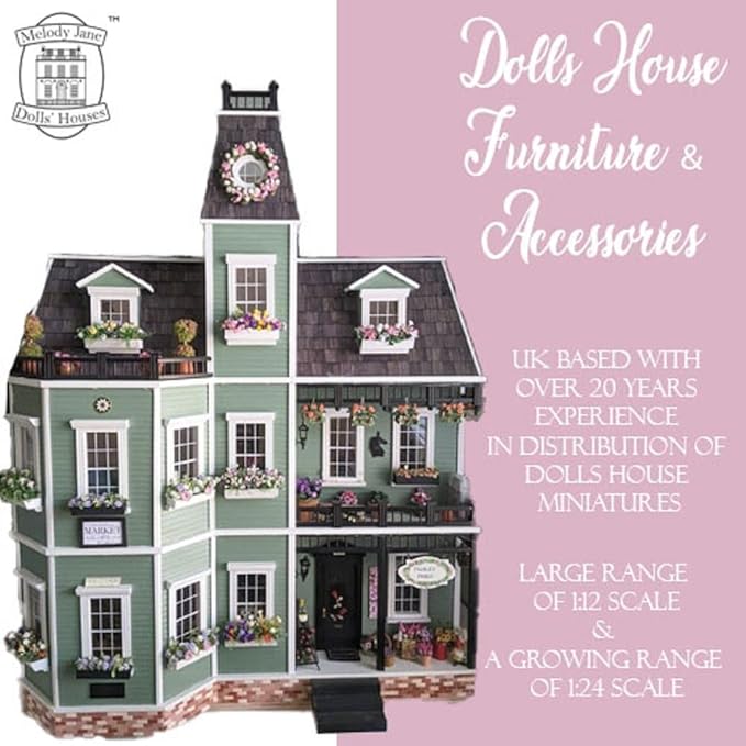 Elegant dollhouse nightstand with ample storage space and a timeless design.