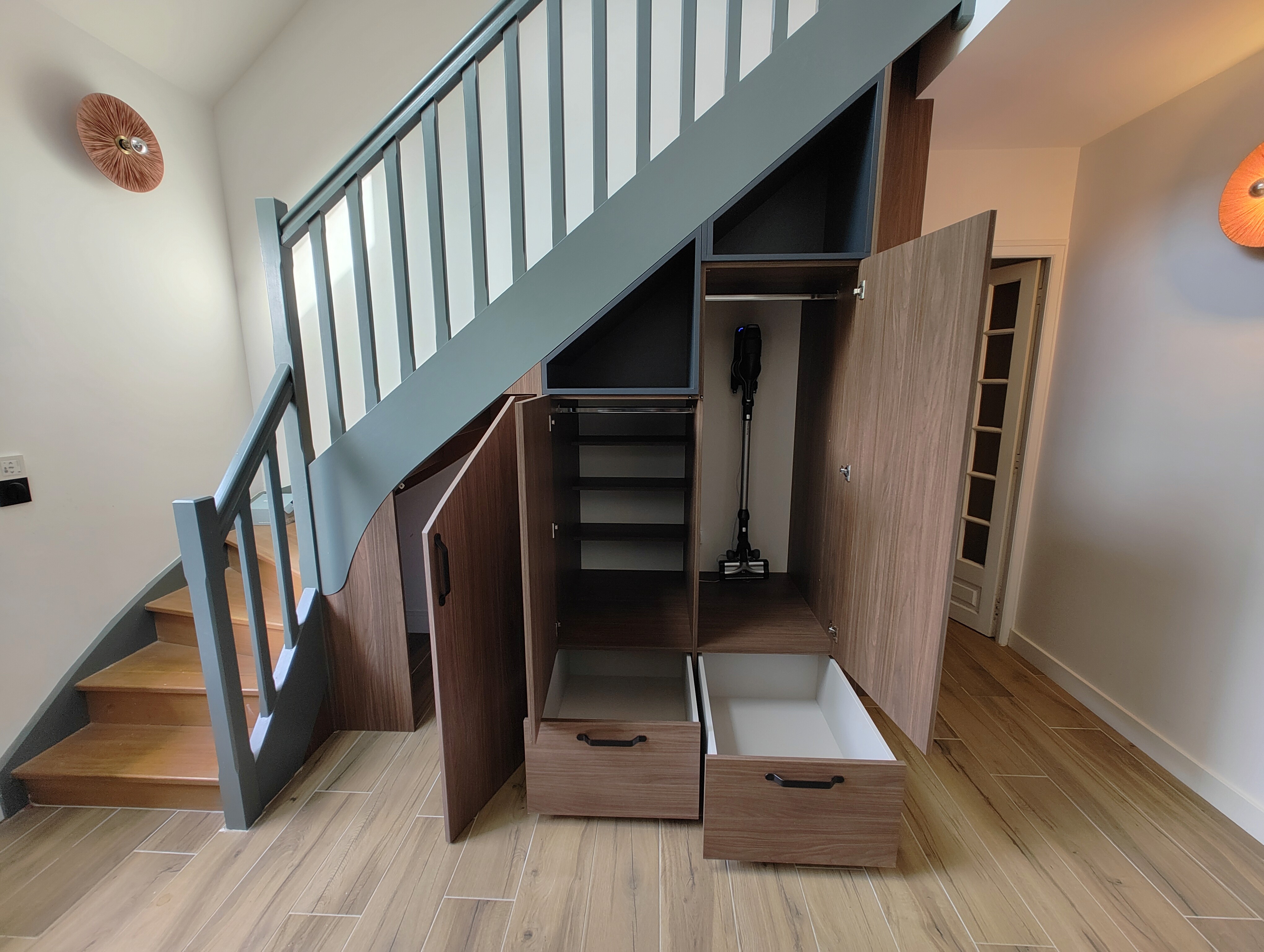 amenagement sous escalier