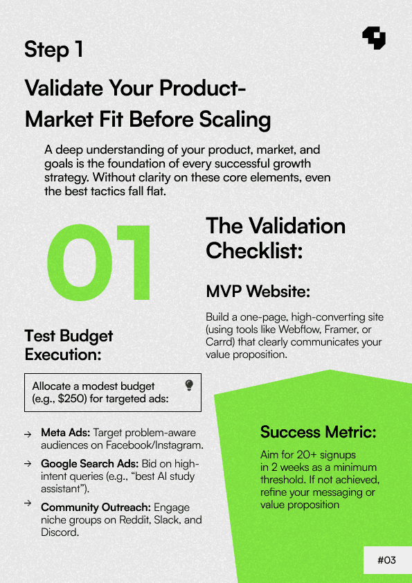 SaaS Marketing Framework