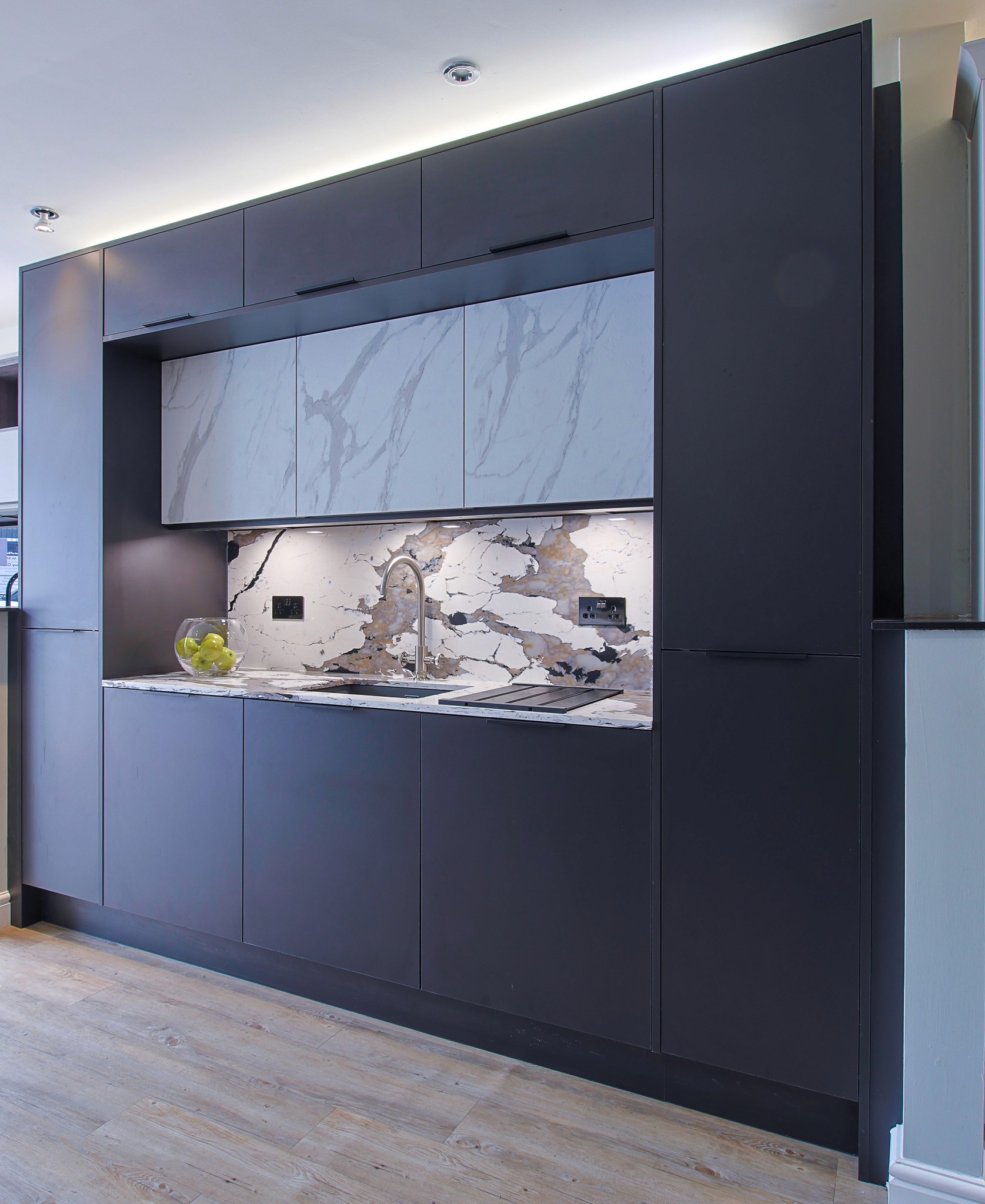 Project showcase image featuring a modern, refined interior.