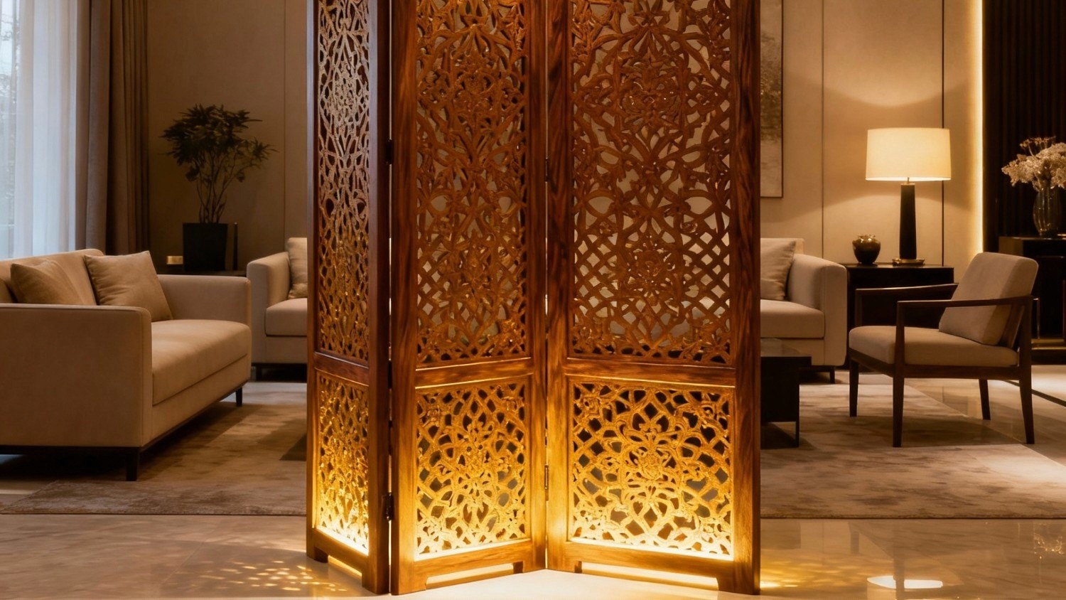 Wooden Jali Screens