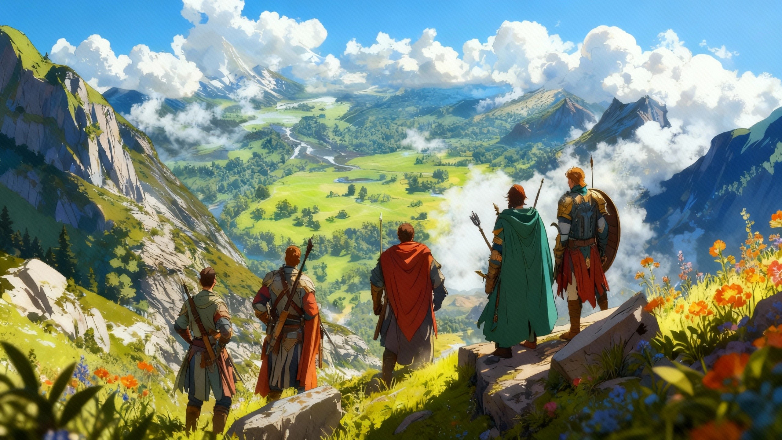 happy woman working on laptop and smiling