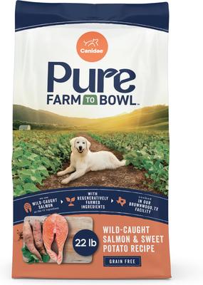 CANIDAE Pure Farm to Bowl Wild-Caught Salmon & Sweet Potato Recipe Dry Dog Food