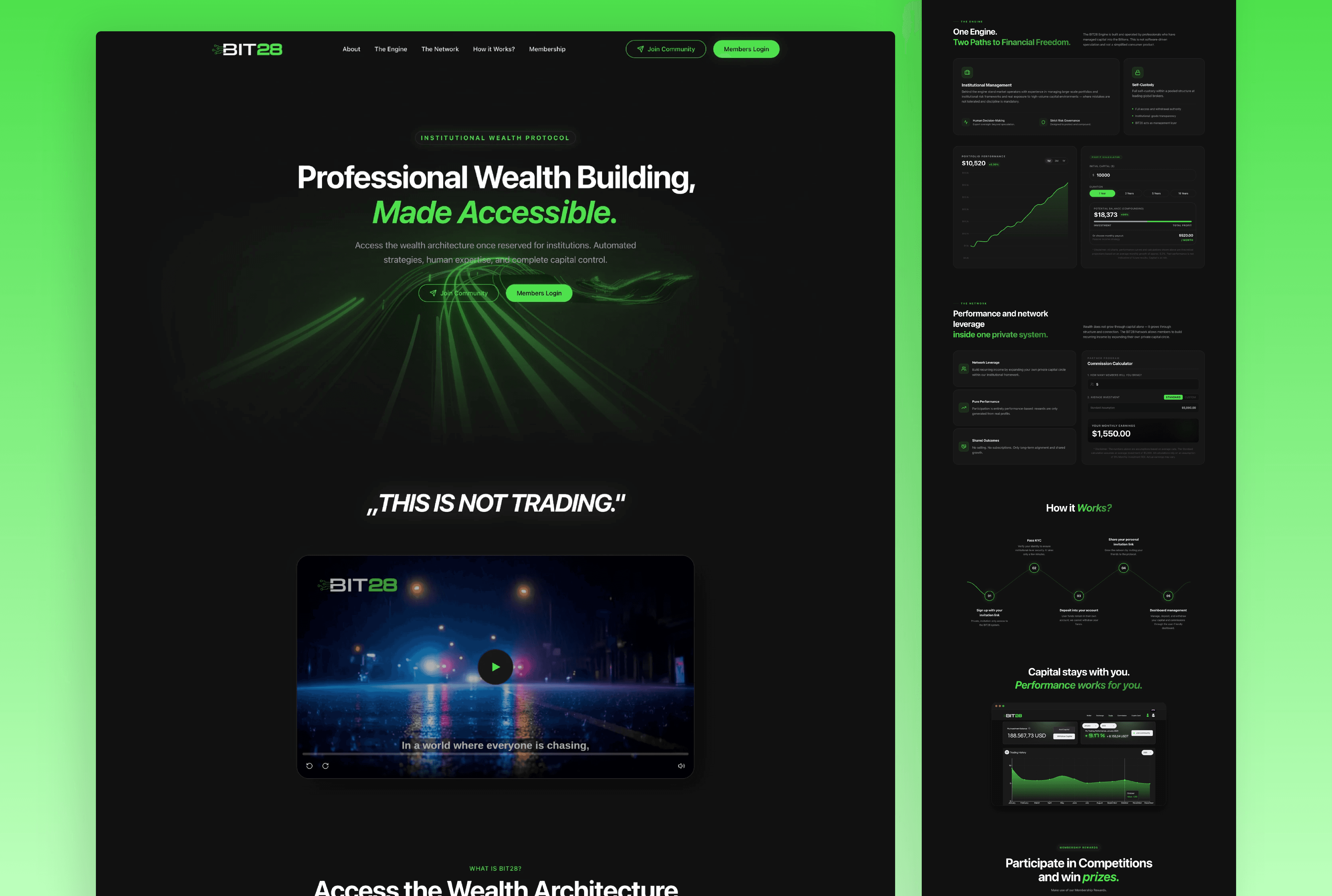 Preview of website made by expert designers with Rise and Shine Web Design