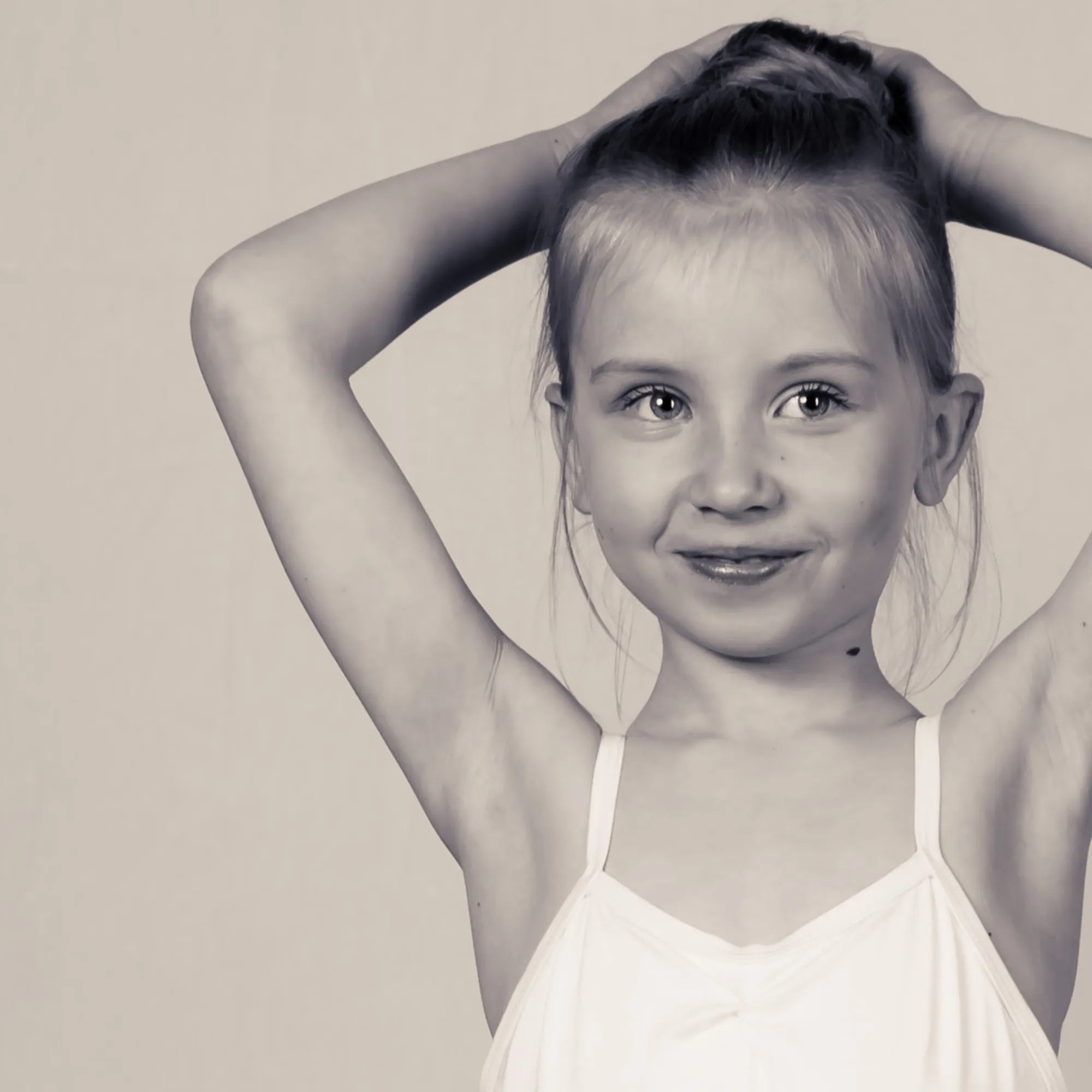 children learning ballet steps