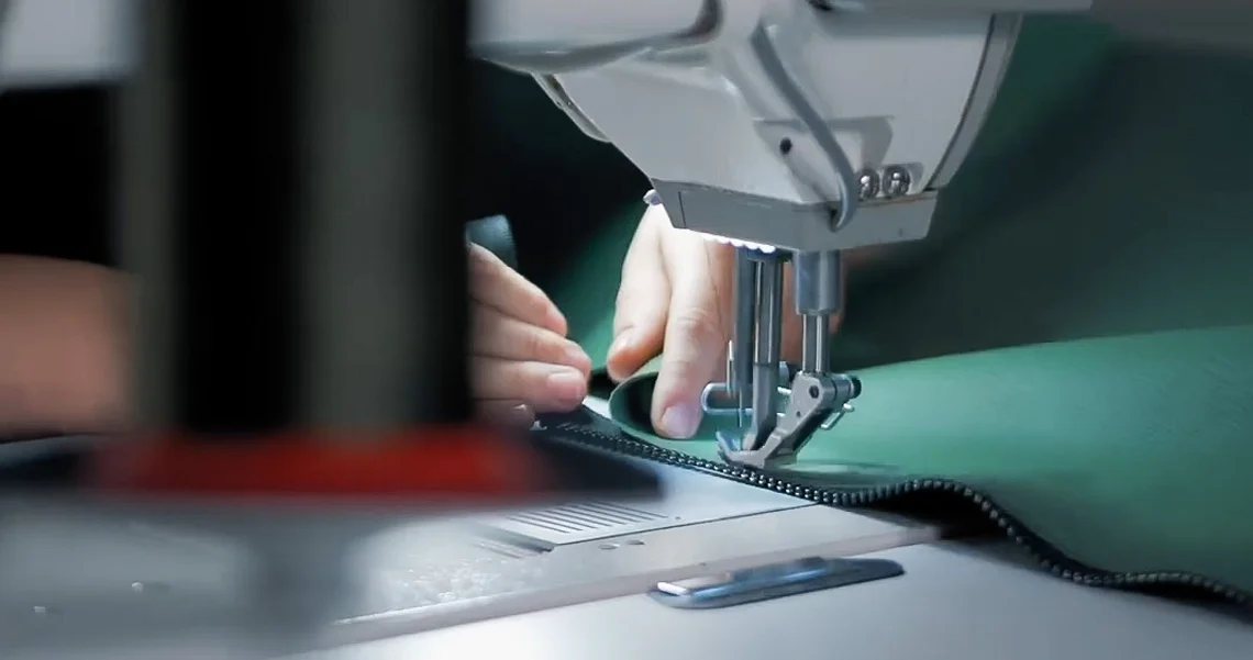 Worker operating machine