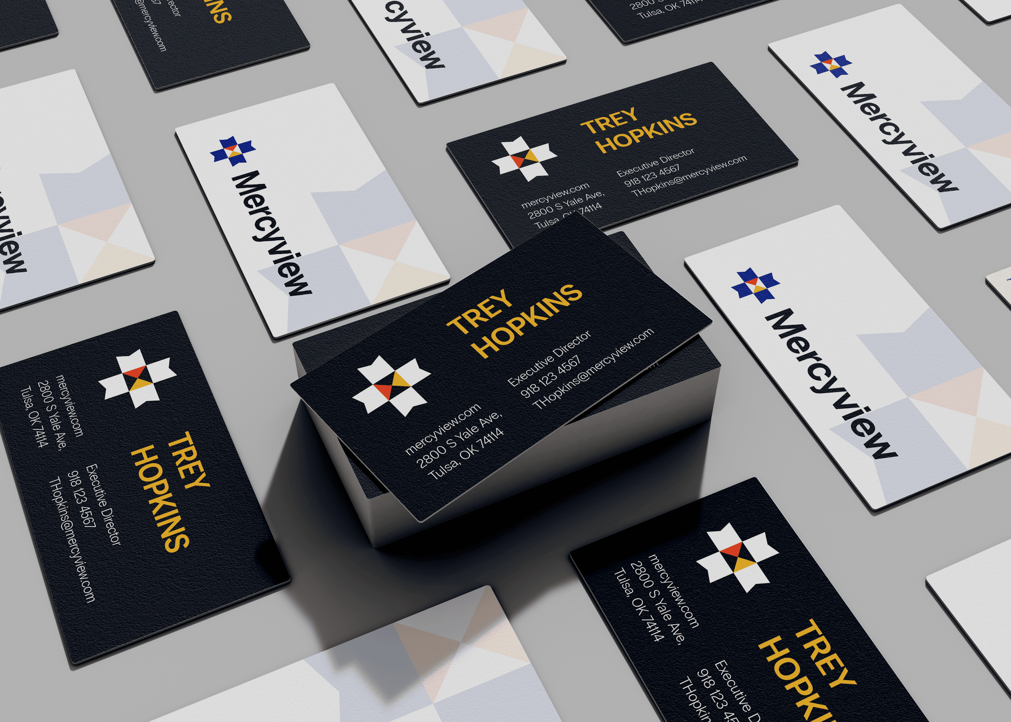 Mercyview Business Cards