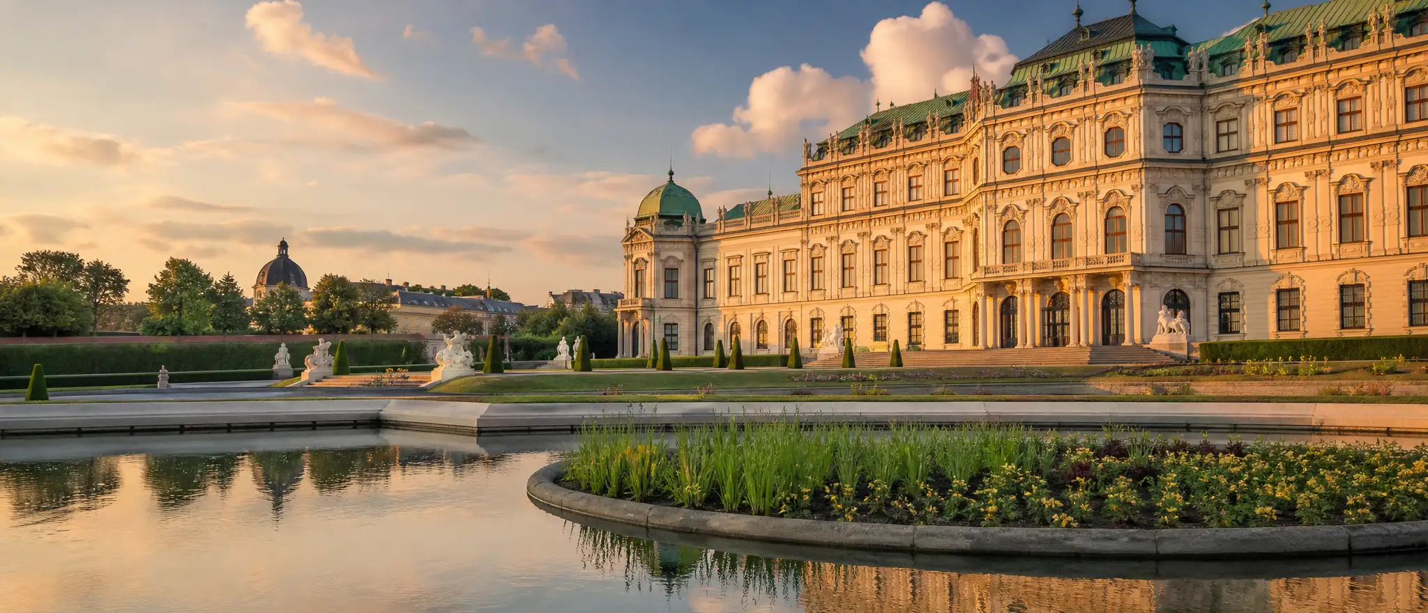 Belvedere und Schwarzenbergplatz in Wien 3, Symbolbild für Premium-Hauskrankenpflege-Markt im 3. Bezirk Landstraße