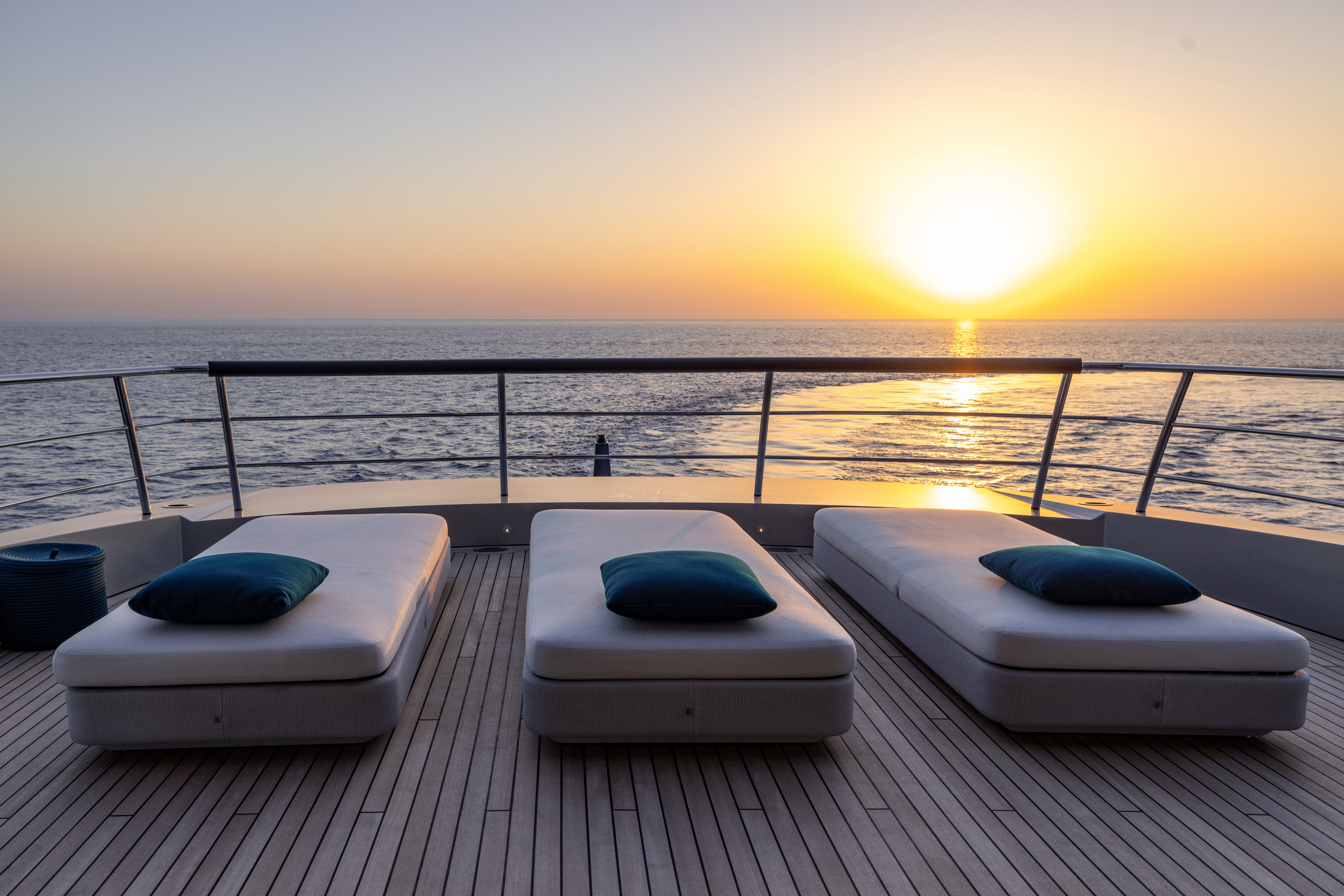 photo of the exterior of a luxury yatch