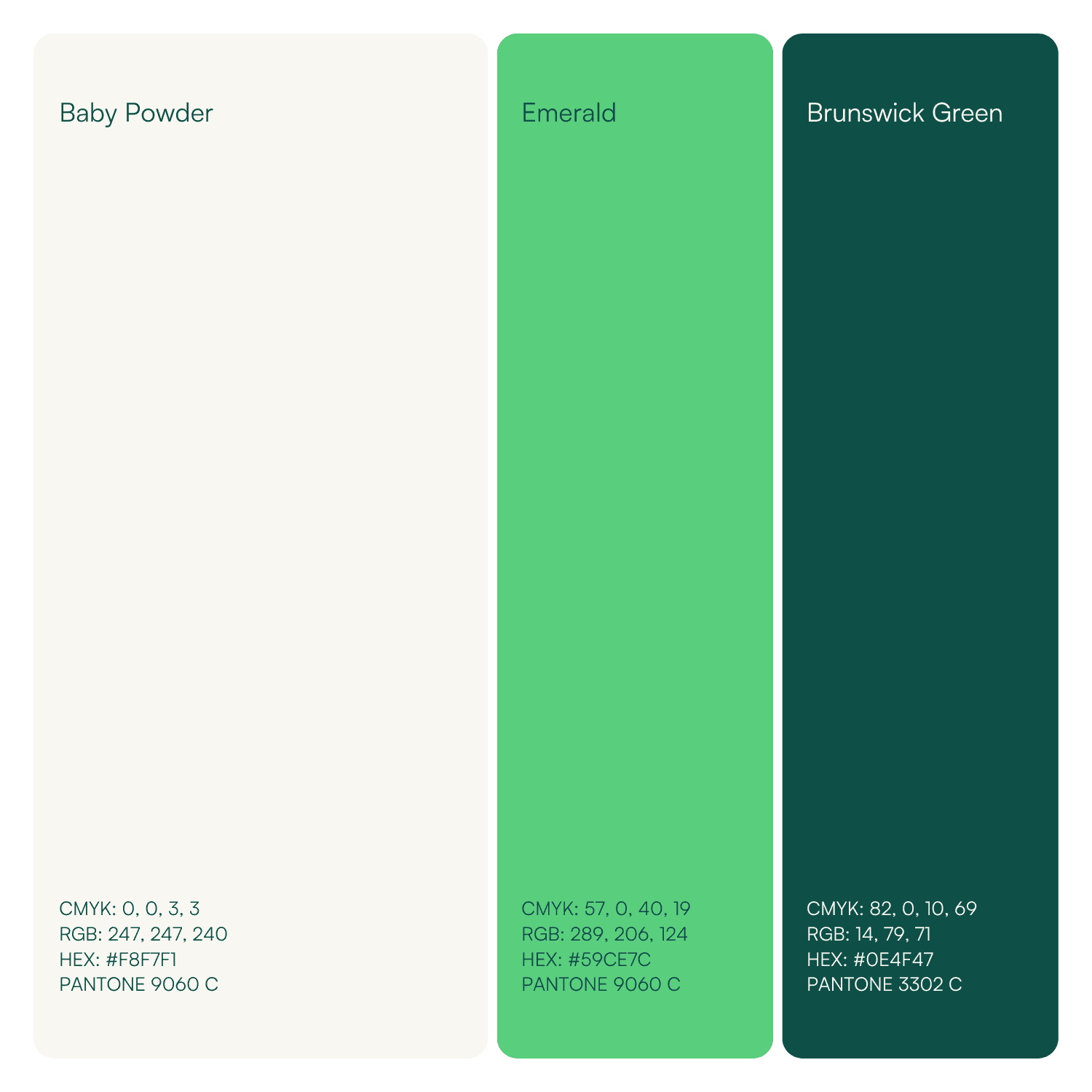 Color palette of LernCampus branding, featuring cream and green tones.
