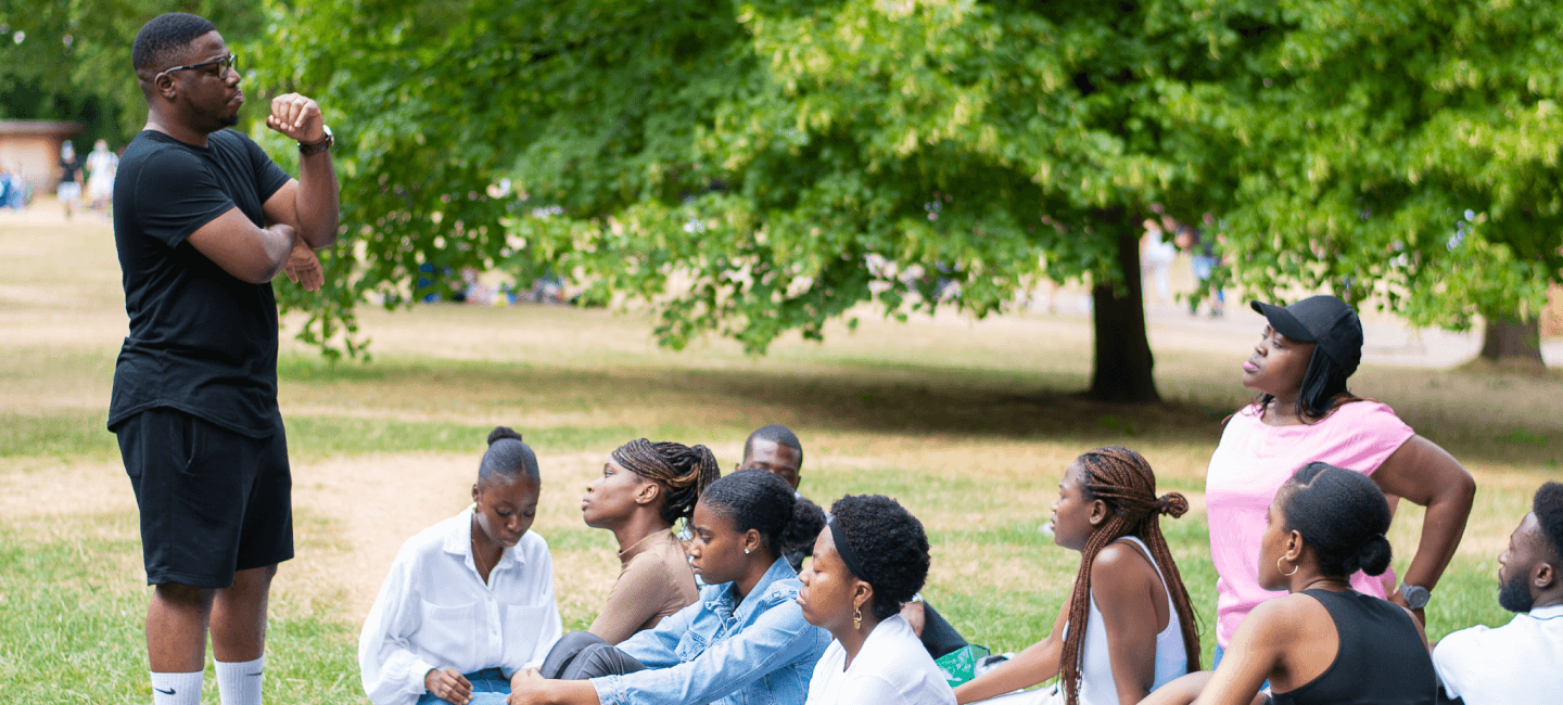 Impact London Gathering in park