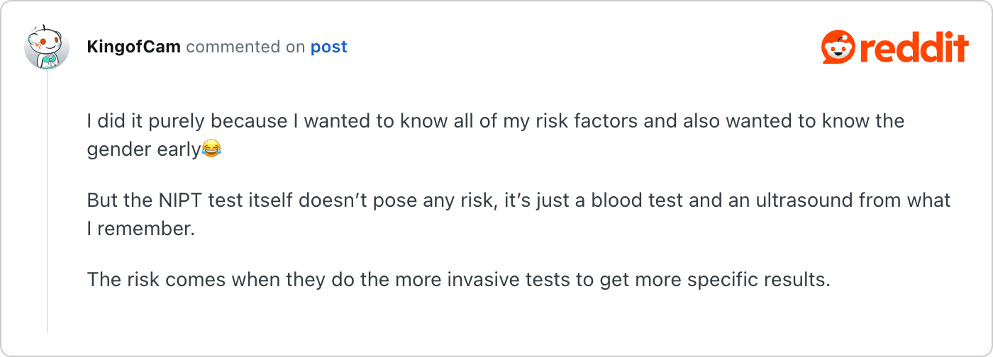 Post on Reddit