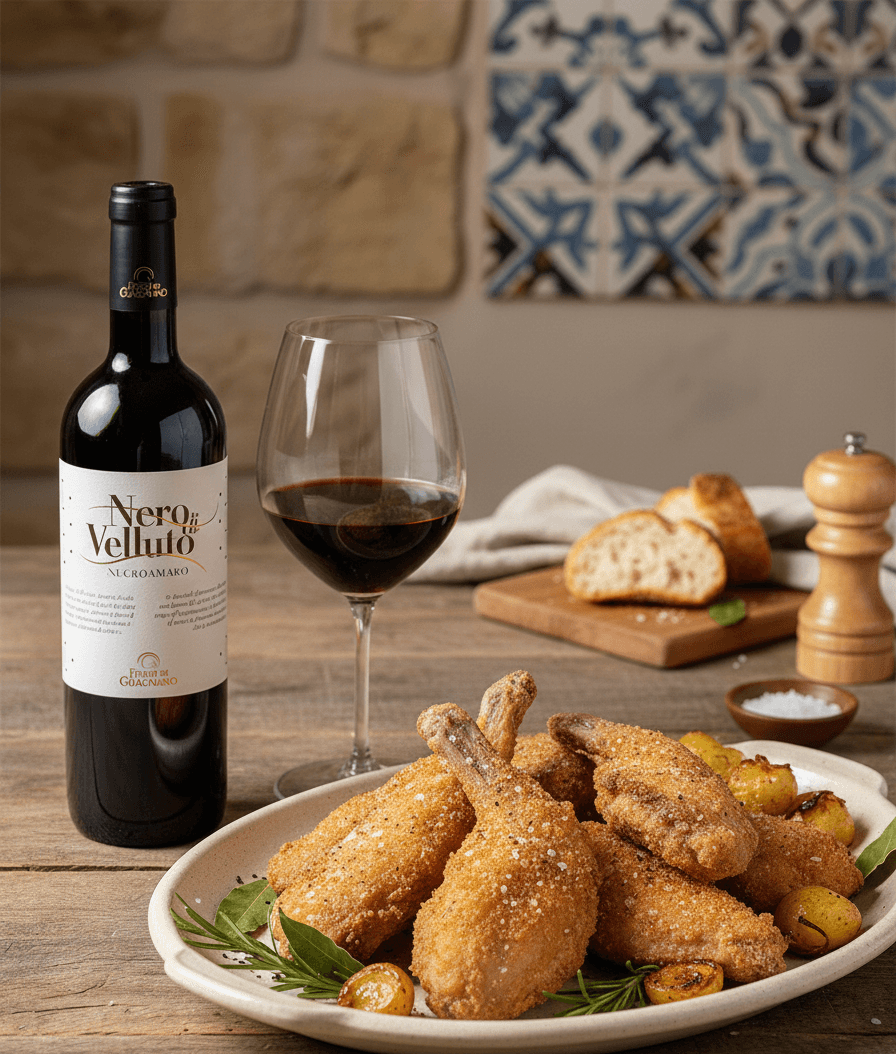 Romantic dinner with Merlot wine and Spaghetti with Meatballs, perfect pairing for an elegant evening.