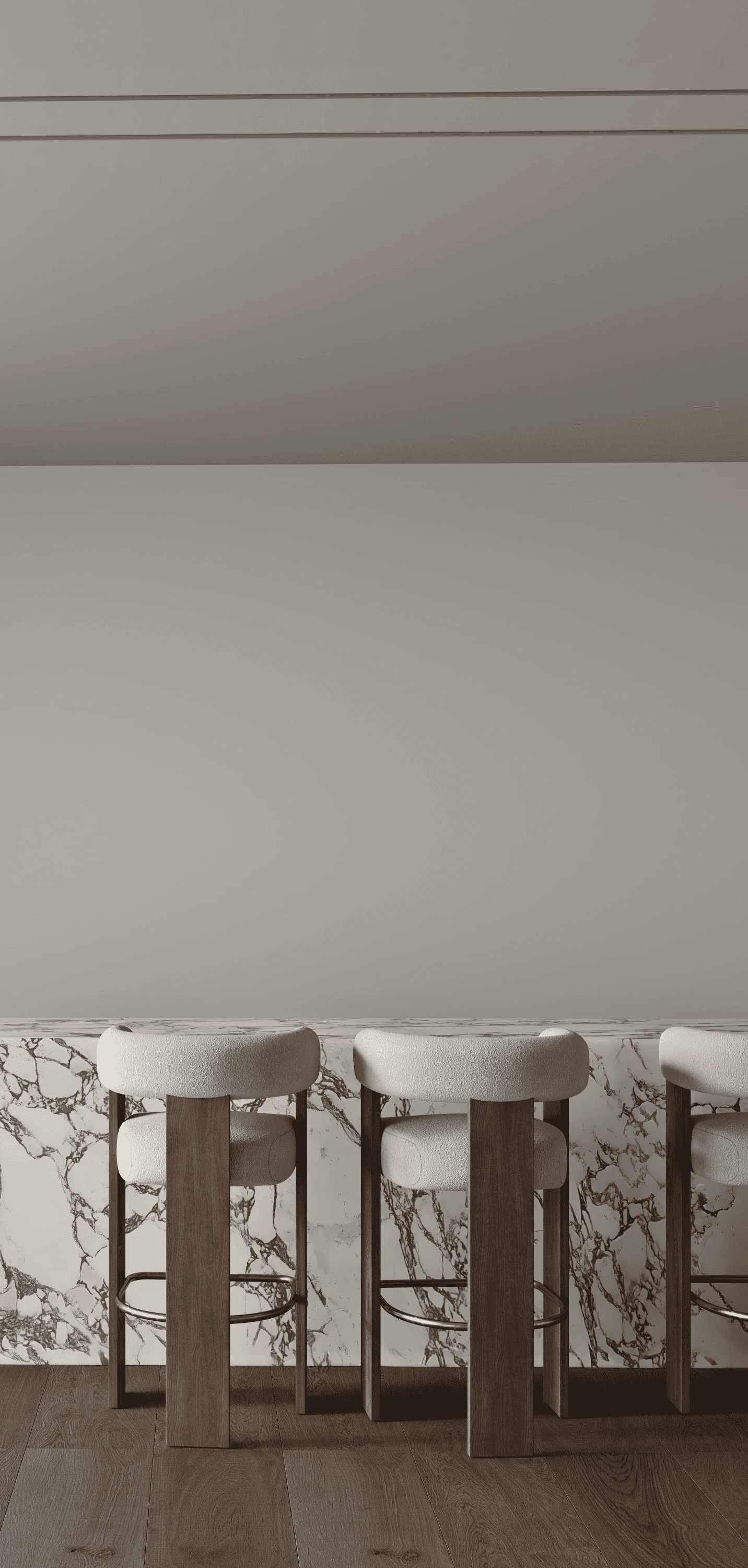 A scene of a Organic cotton net bag sitting on top of a stool