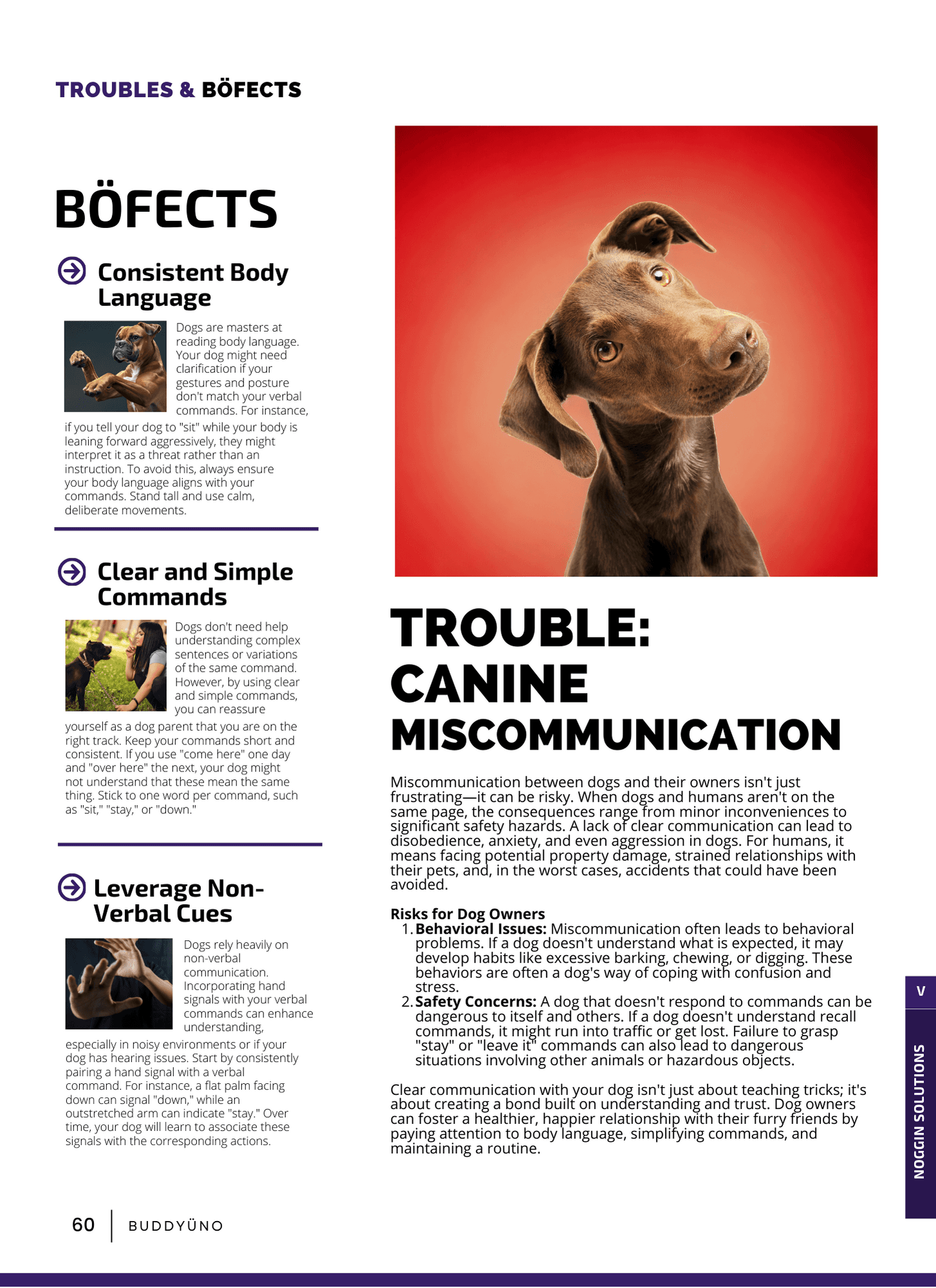 buddyuno, dog magazine, page 60