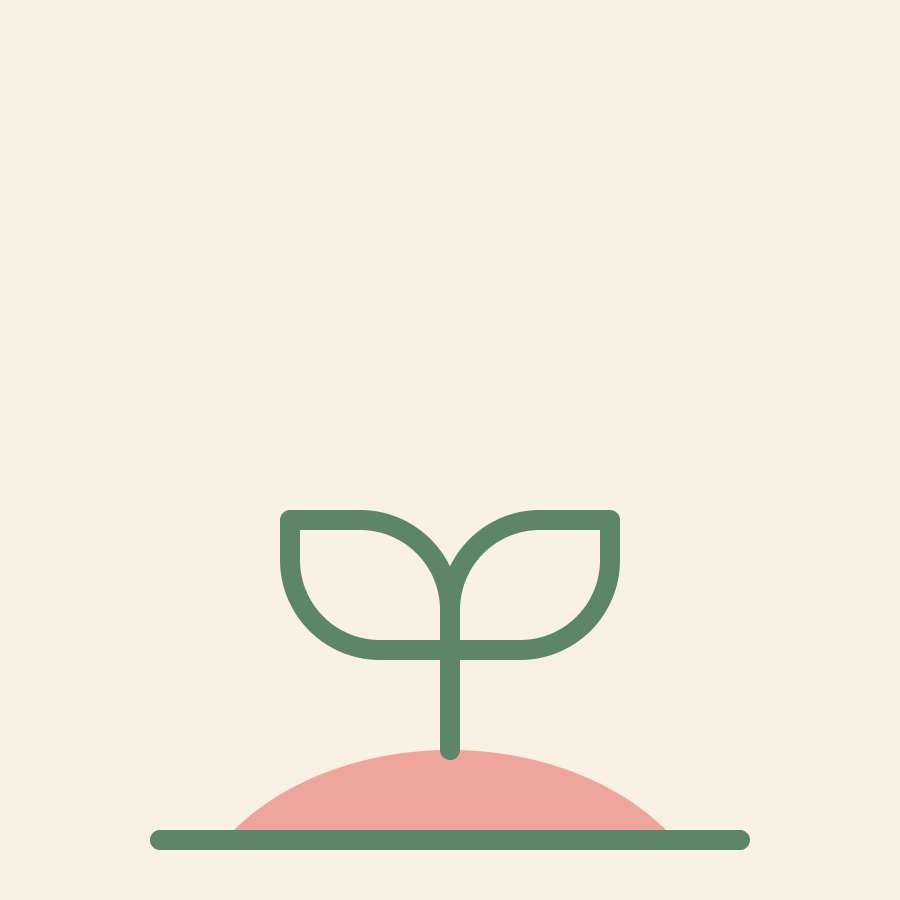 animating icon of plant