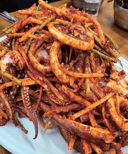 오징어무침레시피전수