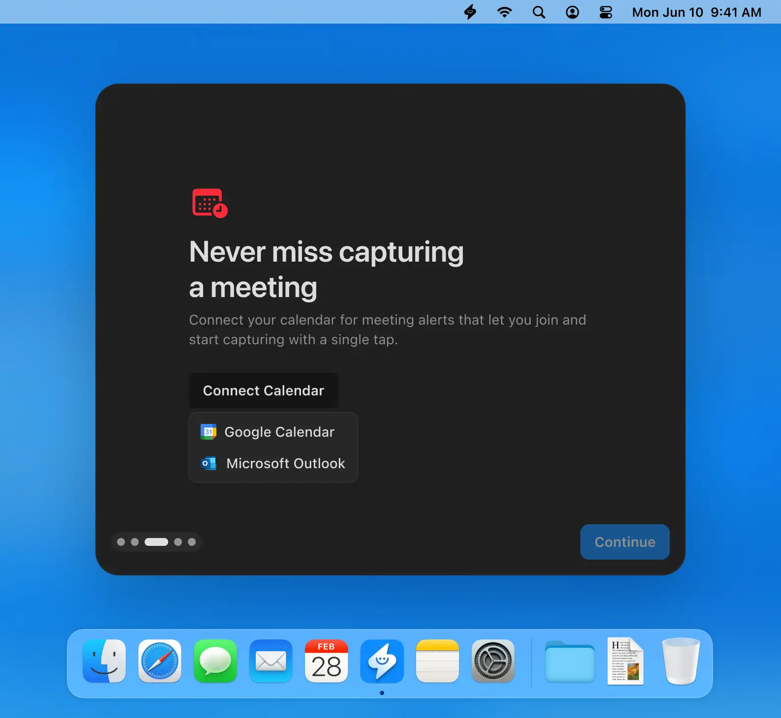 Radiant AI app suggesting next steps and instant actions beyond note-taking.