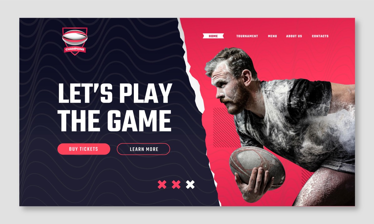 Sports Landing Page