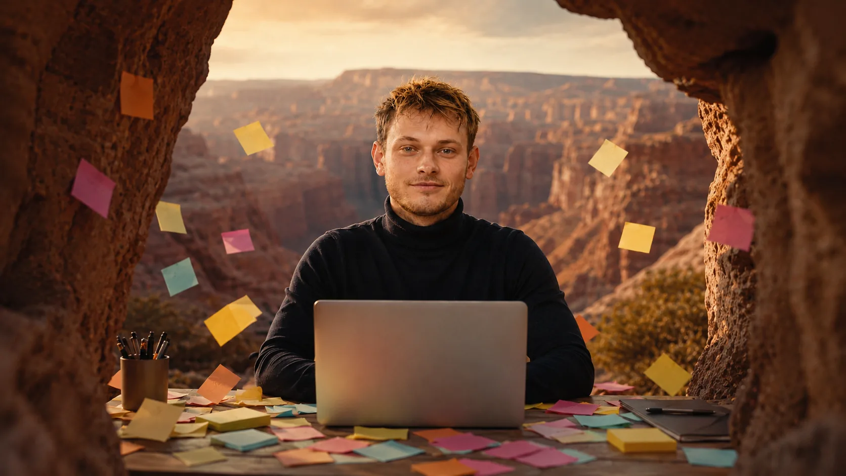 Consultant RevOps structurant ses processus autour d’un ordinateur et de post-it