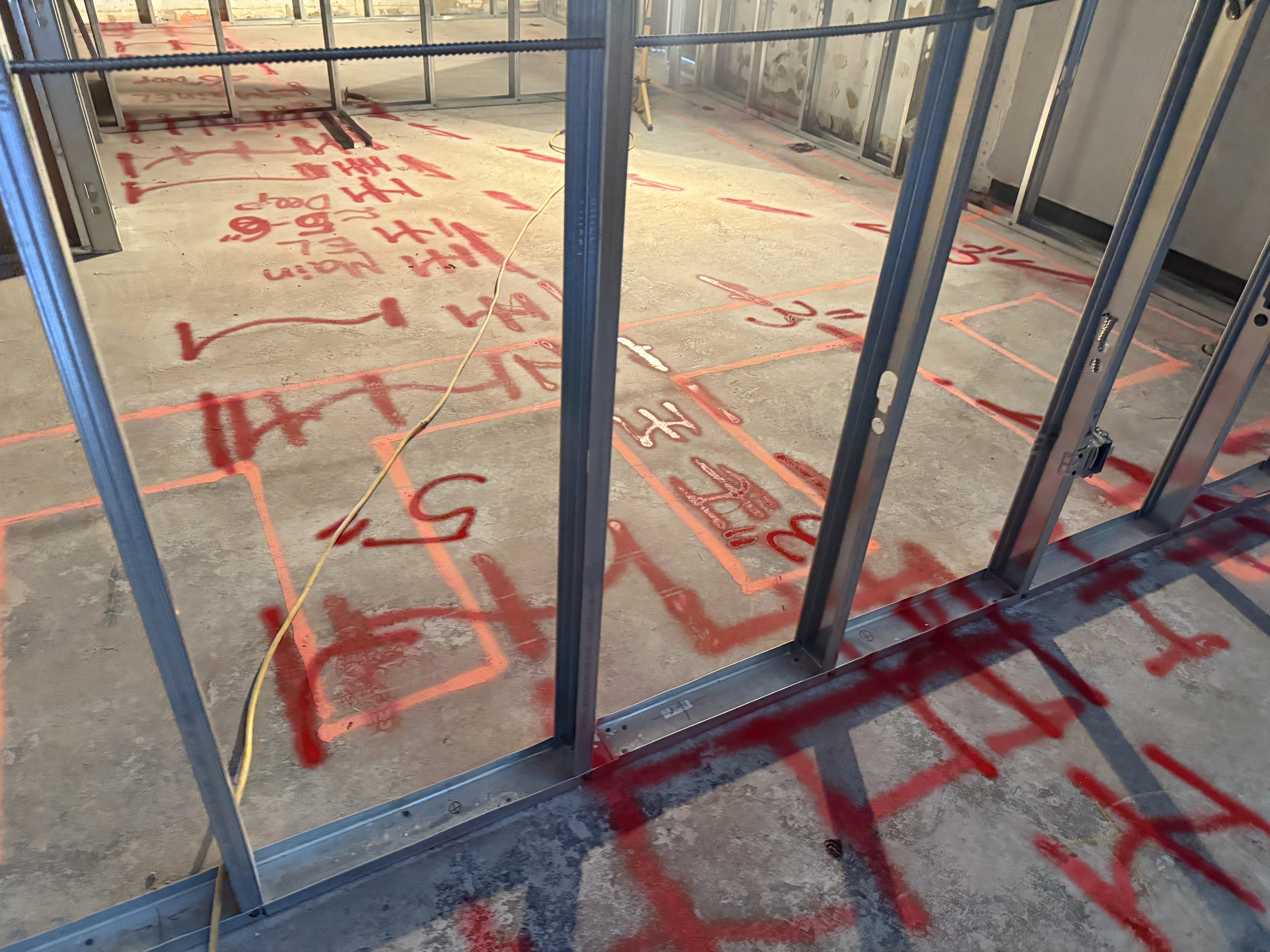 Two ladies having a conversation inside meeting room