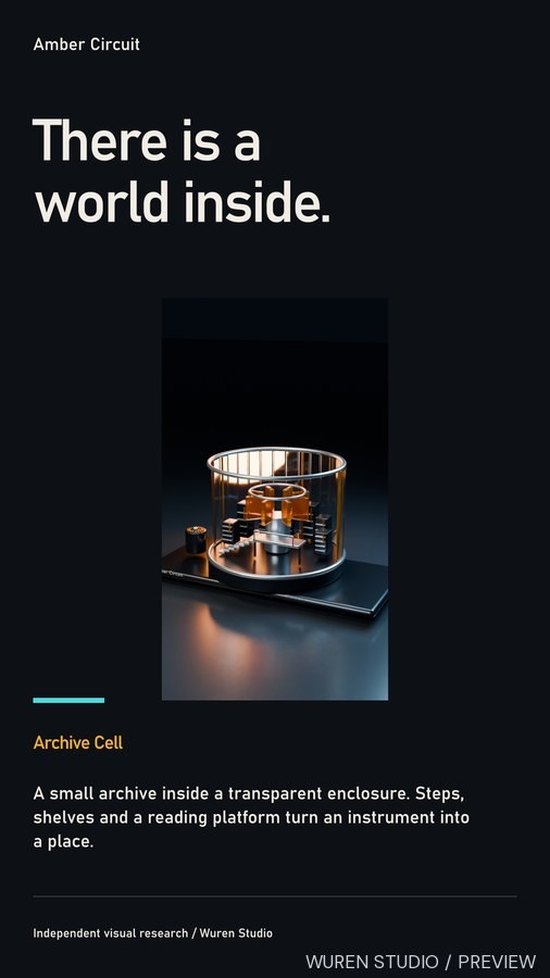 Archive Cell Story, story campaign layout