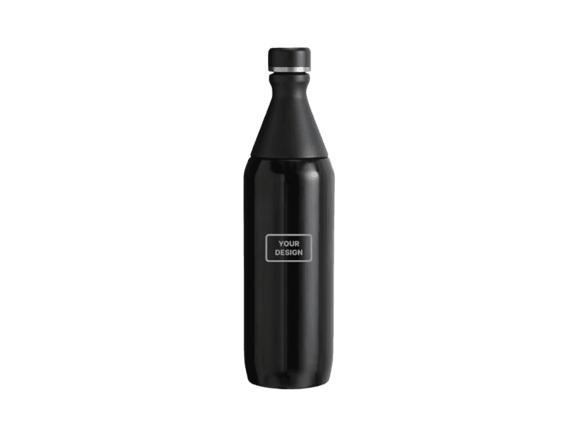 Black stanley all day slim water bottle