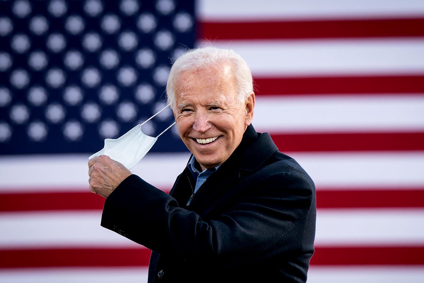 biden smiling