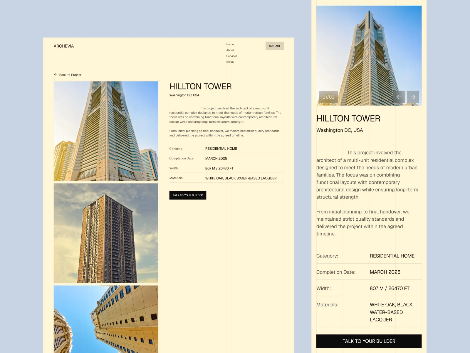 Architecture & Design Website Template
