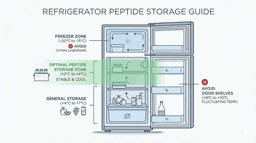 how long do peptides last in the fridge