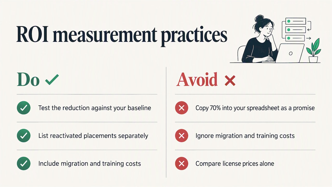 Our perspective: measure the workflow, not the license — overview diagram