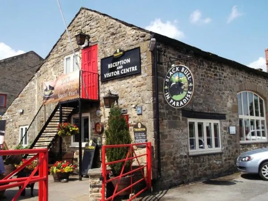 An image of Theakston Visitor Centre. 
