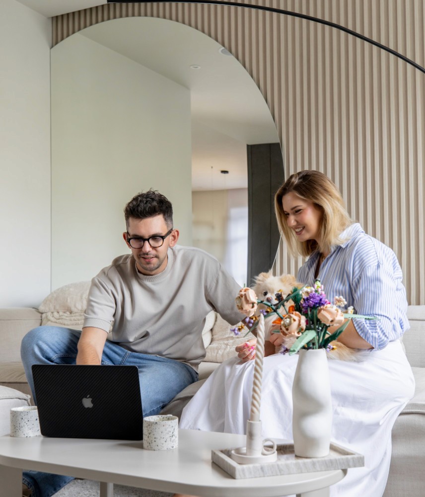 Man Using Tab