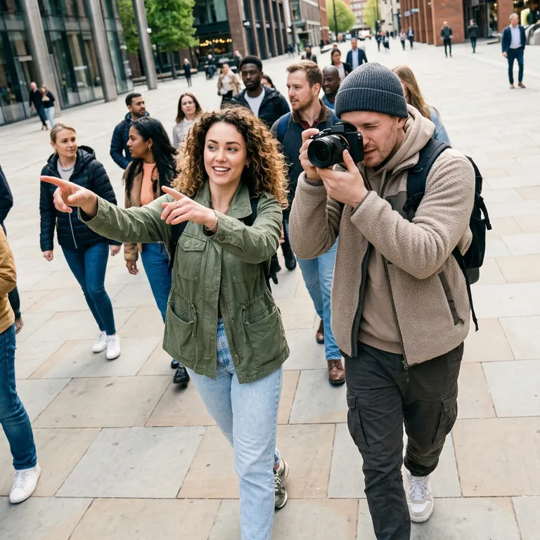 Équipe de consultants en atelier de travail organisant des visuels et des structures de messages sur une grande table de réunion, illustrant notre expertise en Marketing digital et acquisition de leads pour créer des contenus qui attirent et qualifient vos prospects.