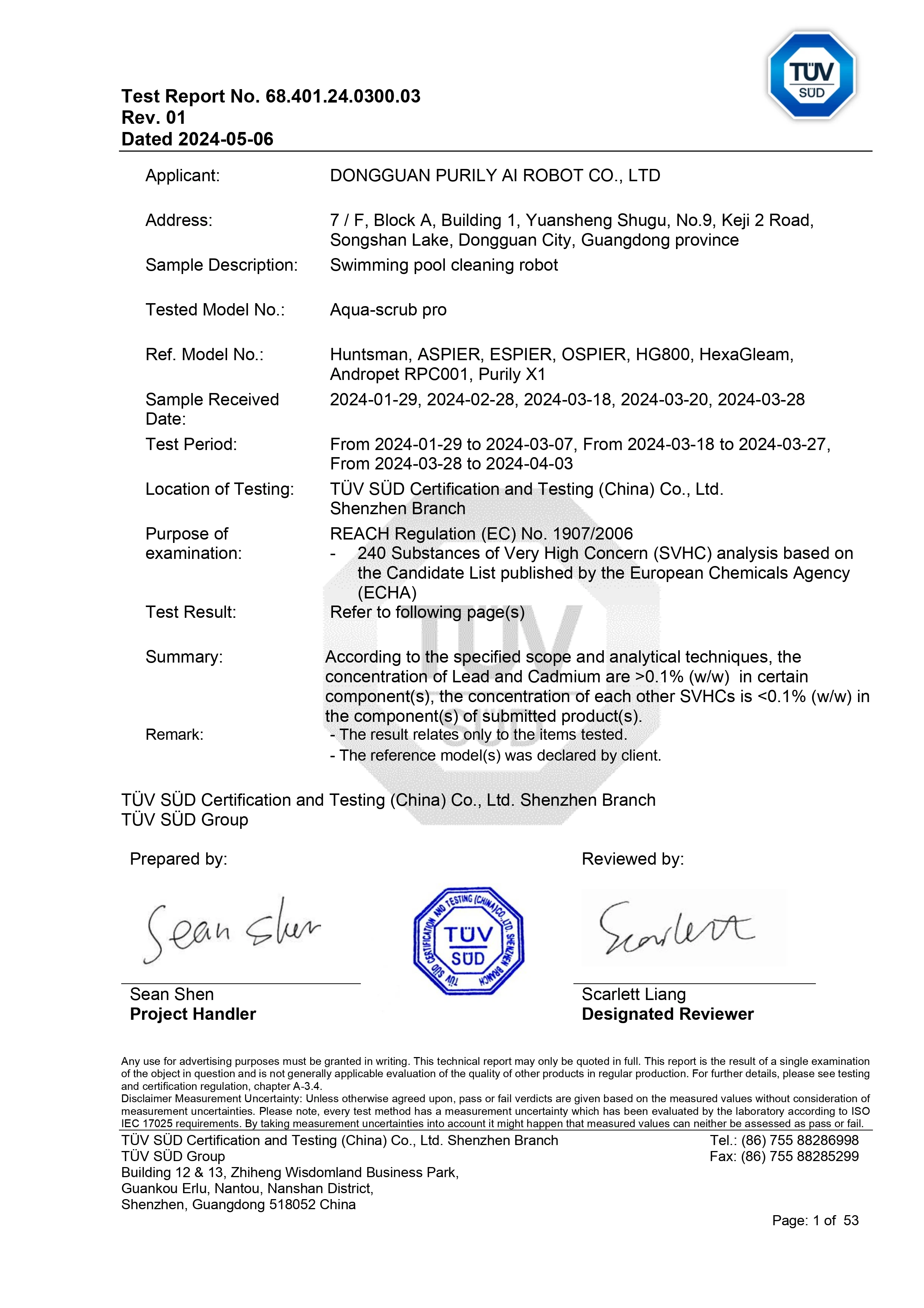 Report_68.401.24.0300.03_REACH SVHC