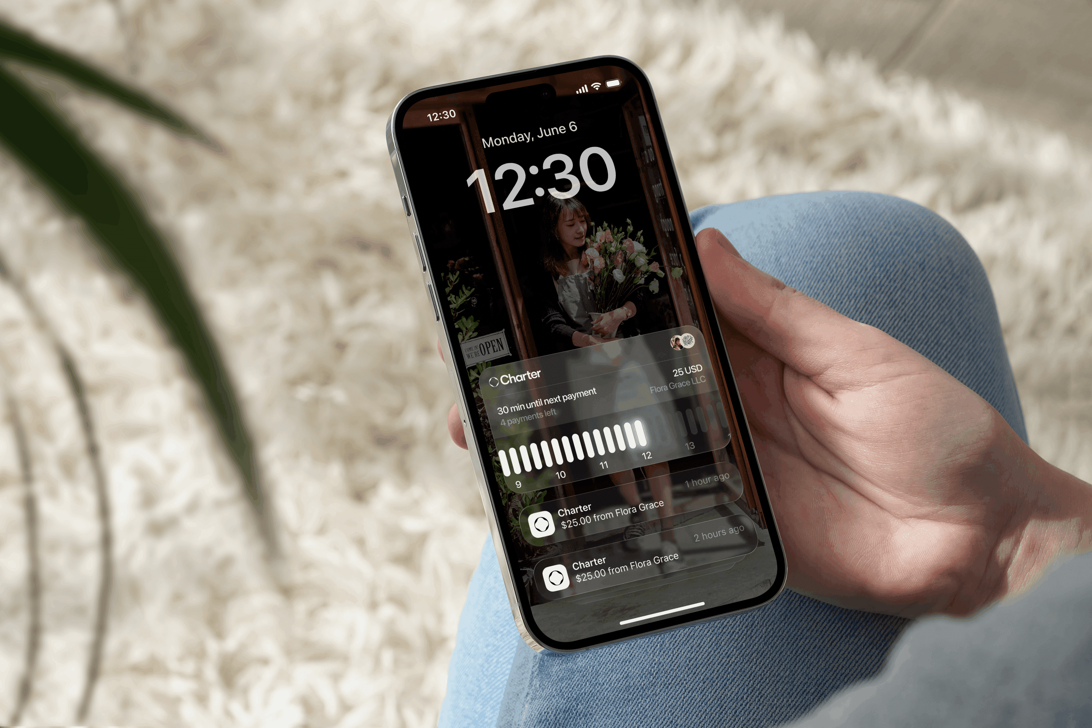 Charter Live Activity Widget Showcase