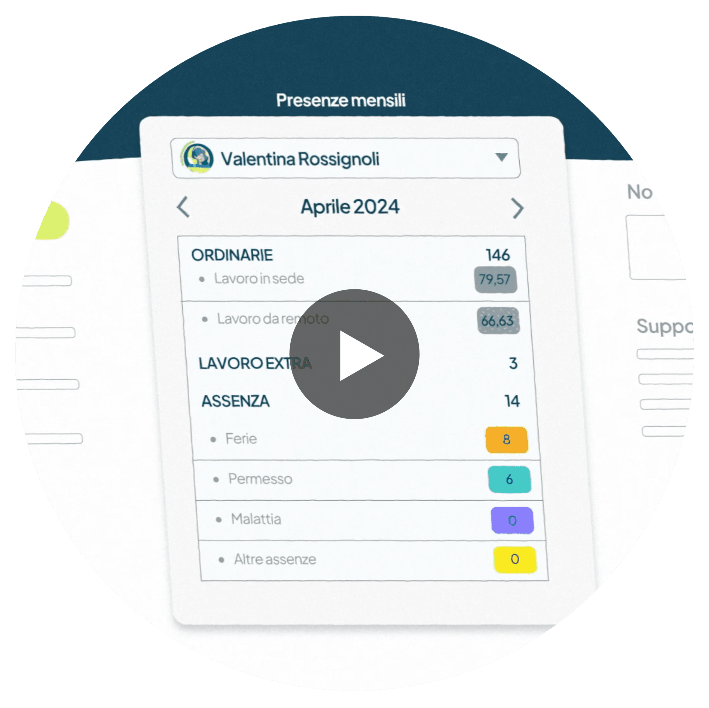Video sulla funzionalità Gestione presenze di Fluida