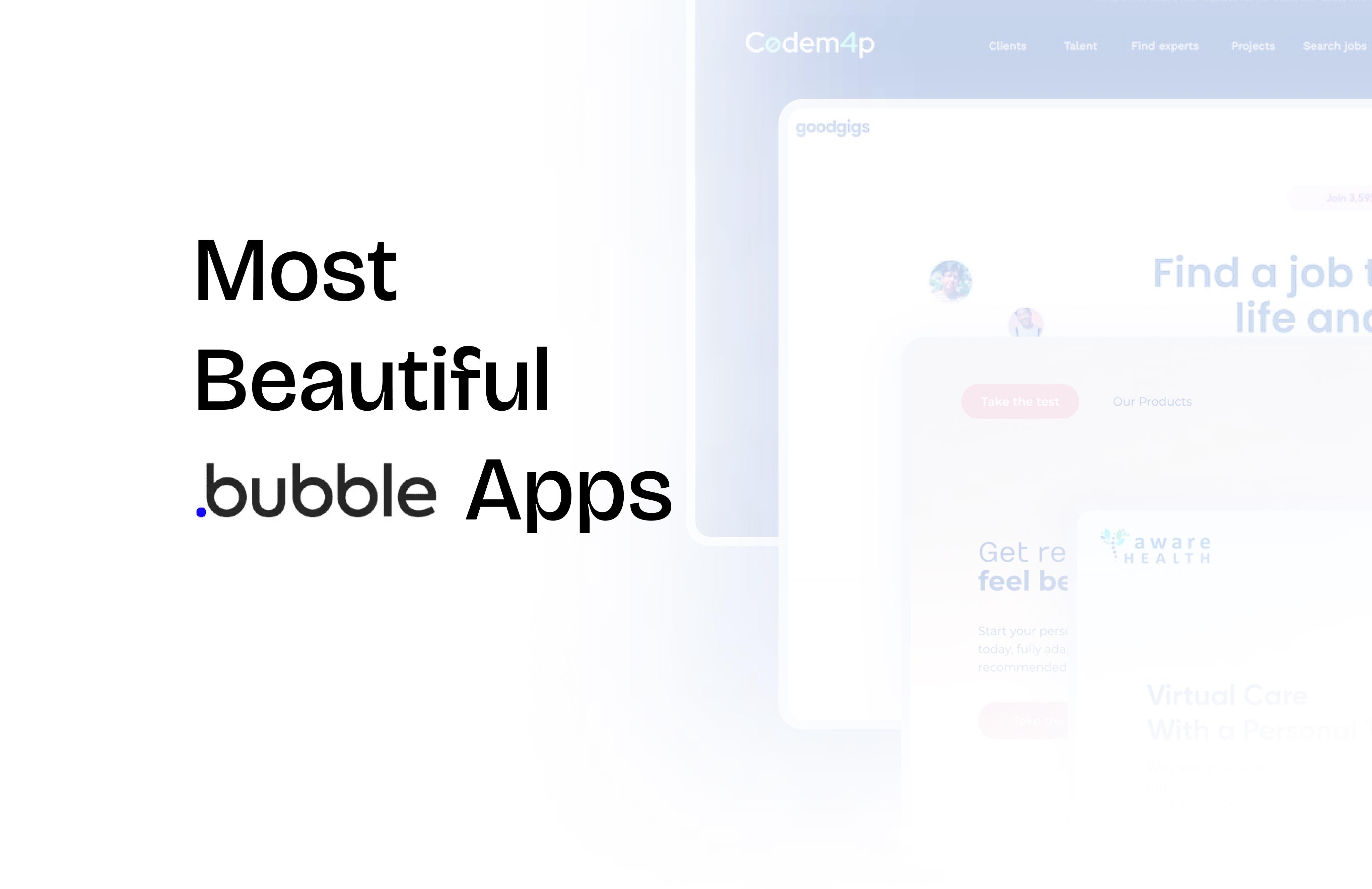 The Most Beautiful Bubble Apps