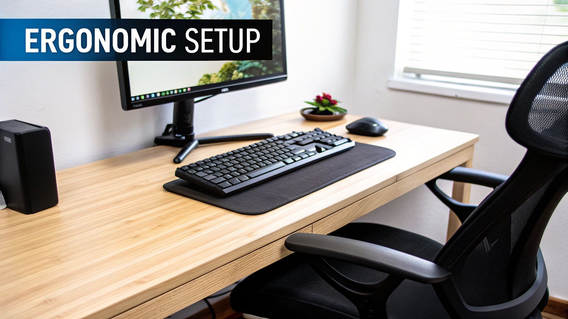A person's hands on a keyboard, with digital lines suggesting speed and movement.